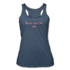 Ride Now Wine Later Women’s Tri-Blend Racerback Tank