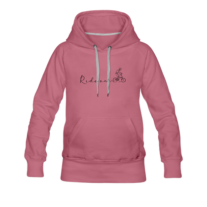 Ride On Women’s Premium Hoodie - mauve