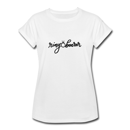 Ring Bearer Women's Relaxed Fit T-Shirt - white