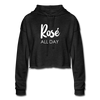 Rose All Day Women's Cropped Hoodie