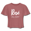 Rose All Day Women's Cropped T-Shirt