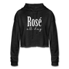 Rose All Day Women's Cropped Hoodie