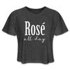 Rose All Day Women's Cropped T-Shirt