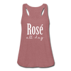 Rose All Day Women's Flowy Tank Top