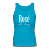 Rose All Day Women's Longer Length Fitted Tank