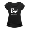 Rose All Day Women's Roll Cuff T-Shirt