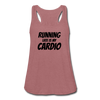 Running Late is my Cardio Women's Flowy Tank Top