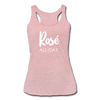 Rose All Day Women’s Tri-Blend Racerback Tank