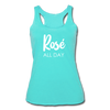 Rose All Day Women’s Tri-Blend Racerback Tank