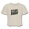 Stay 6 Feet Away Women's Cropped T-Shirt