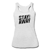 Stay 6 Feet Away Women’s Tri-Blend Racerback Tank