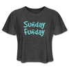 Sunday Funday Women's Cropped T-Shirt