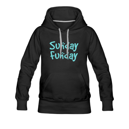 Sunday Funday Women’s Premium Hoodie - black