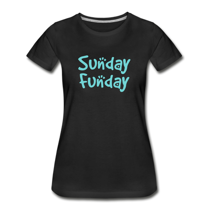 Sunday Funday Women’s Premium Organic T-Shirt - black