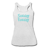 Sunday Funday Women’s Tri-Blend Racerback Tank