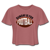 Sunday is for Football Women's Cropped T-Shirt