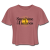 Sunshine & Tanlines Women's Cropped T-Shirt