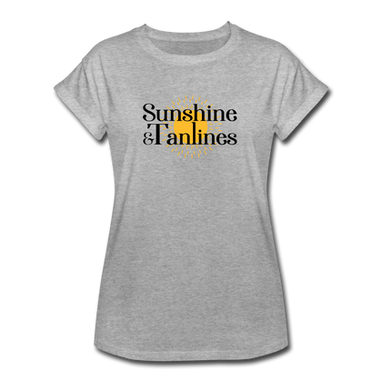 Sunshine & Tanlines Women's Relaxed Fit T-Shirt - heather gray