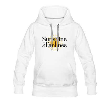 Sunshine & Tanlines Women’s Premium Hoodie - white