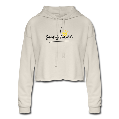 Sunshine Women's Cropped Hoodie - dust