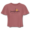 Sunshine Women's Cropped T-Shirt