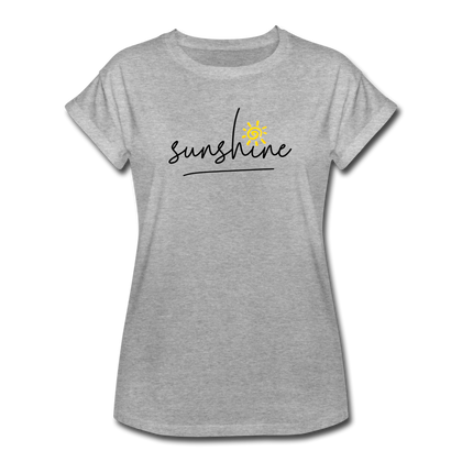 Sunshine Women's Relaxed Fit T-Shirt - heather gray