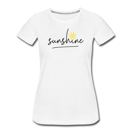 Sunshine Women’s Premium Organic T-Shirt - white