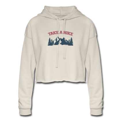 Take A Hike Women's Cropped Hoodie - dust