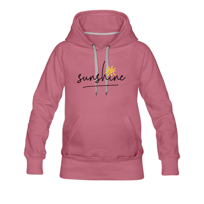 Sunshine Women’s Premium Hoodie - mauve