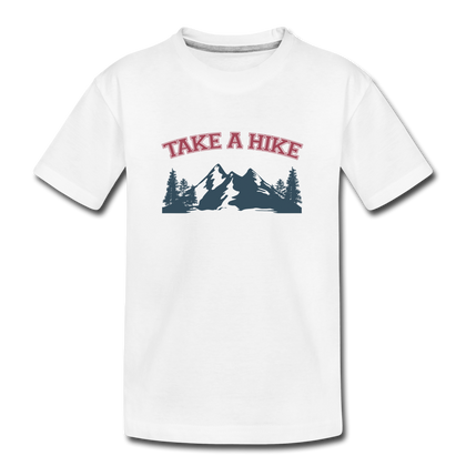 Take A Hike Kid’s Premium Organic T-Shirt - white