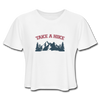 Take A Hike Women's Cropped T-Shirt