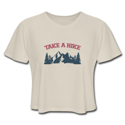 Take A Hike Women's Cropped T-Shirt - dust