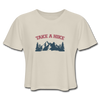 Take A Hike Women's Cropped T-Shirt