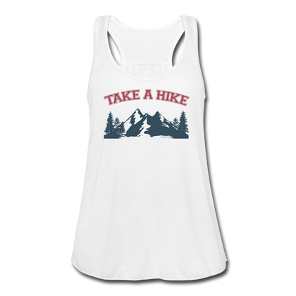 Take a Hike Women's Flowy Tank Top - white