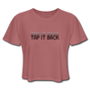 Tap It Back Women's Cropped T-Shirt