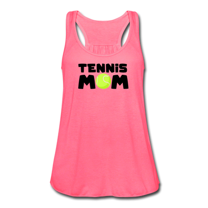 Tennis Mom Women's Flowy Tank Top - neon pink