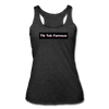 Tik Tok Famous Women’s Tri-Blend Racerback Tank