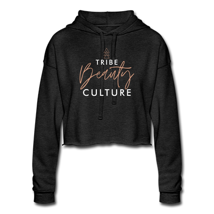 Tribe Beauty Culture Women's Cropped Hoodie - deep heather