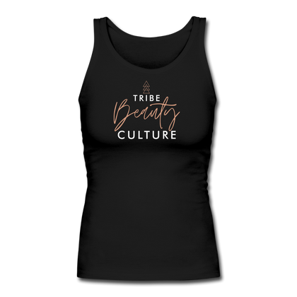 Tribe Beauty Culture Women's Longer Length Fitted Tank - black