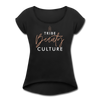 Tribe Beauty Culture Women's Roll Cuff T-Shirt