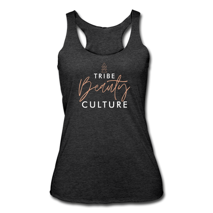 Tribe Beauty Culture Women’s Tri-Blend Racerback Tank - heather black