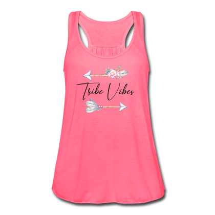 Tribe Vibes Women's Flowy Tank Top - neon pink