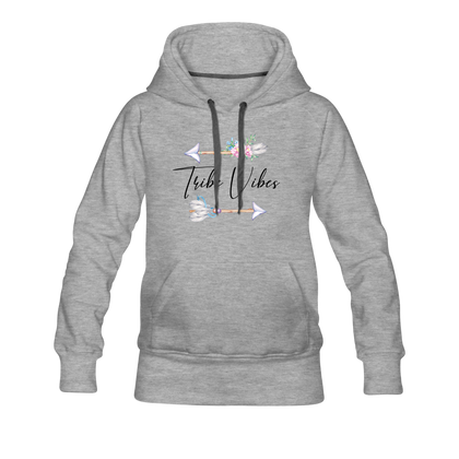 Tribe Vibes Women’s Premium Hoodie - heather gray